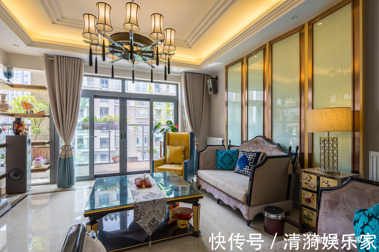 大户型|大户型中式风,以木材为主建材,注重环境与文历史的协调!