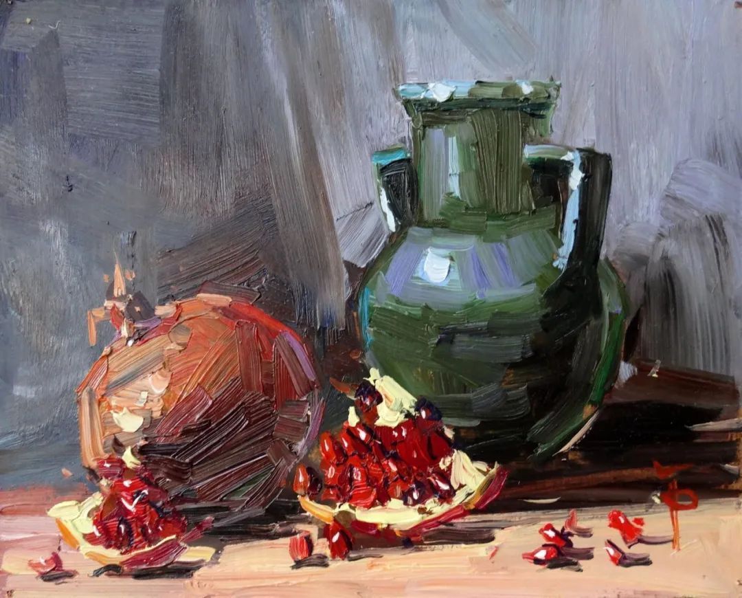 露台&不起眼的房子、简单的露台、普通的小路 他都画得如此出彩！