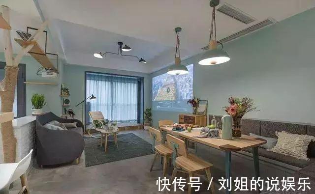 餐厅|客厅、餐厅和厨房全开放式设计,好一个宽敞、清爽、惬意的家