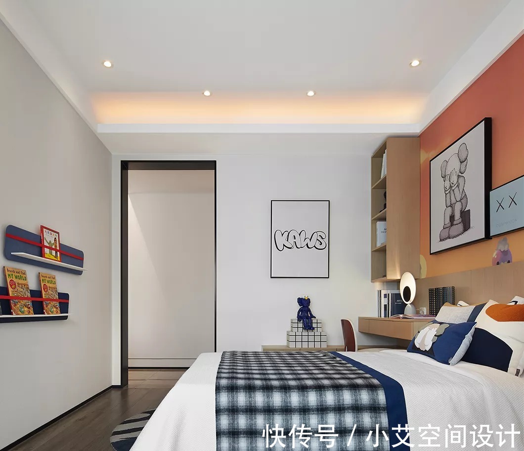 故宫红|116平软装设计,营造出安逸舒适的氛围