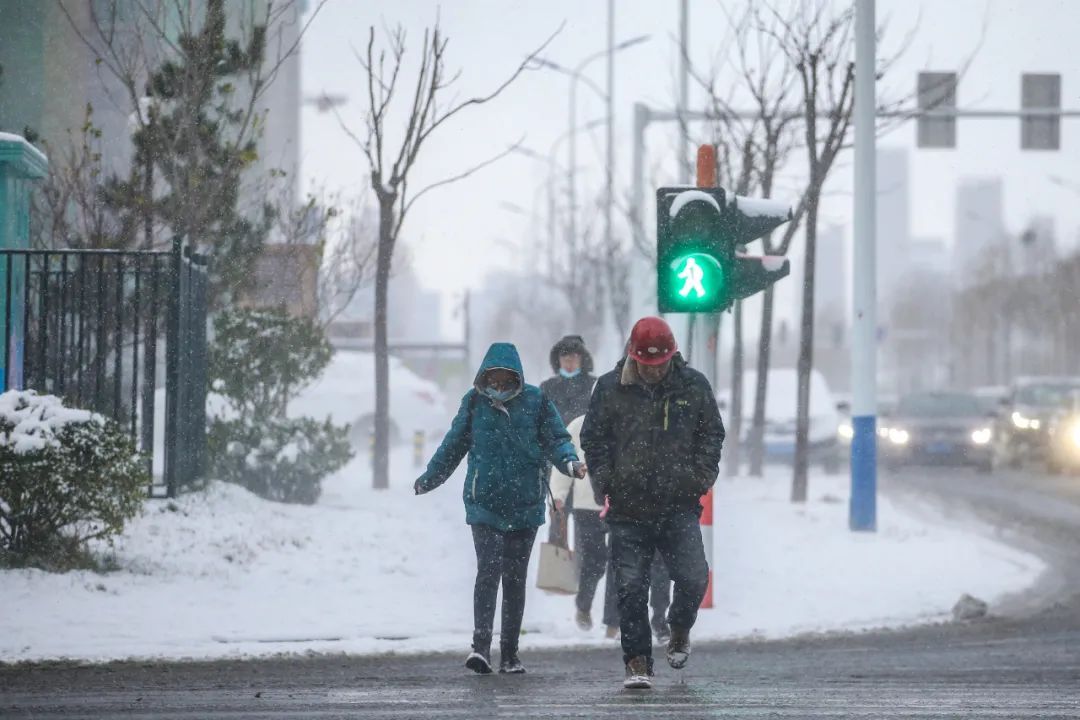 孙俊杰|多图！雪中的烟台高新区美出新高度