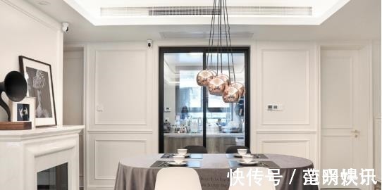 轻奢|115㎡美式轻奢住宅,沉稳华丽大气,还有这么大的衣帽间!