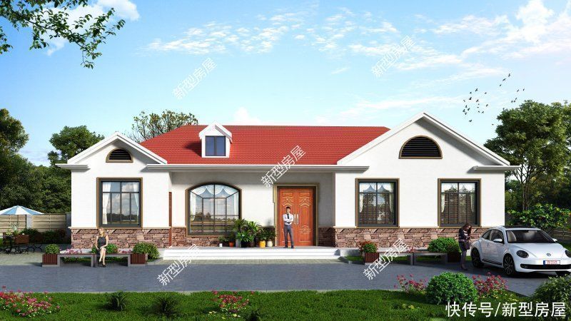 建筑|农村别墅不是越高越好，分享10套一层户型图纸，父母看了一定喜欢