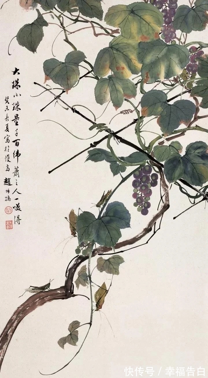 国画@似实非实｜海派国画大家赵叔孺花鸟画