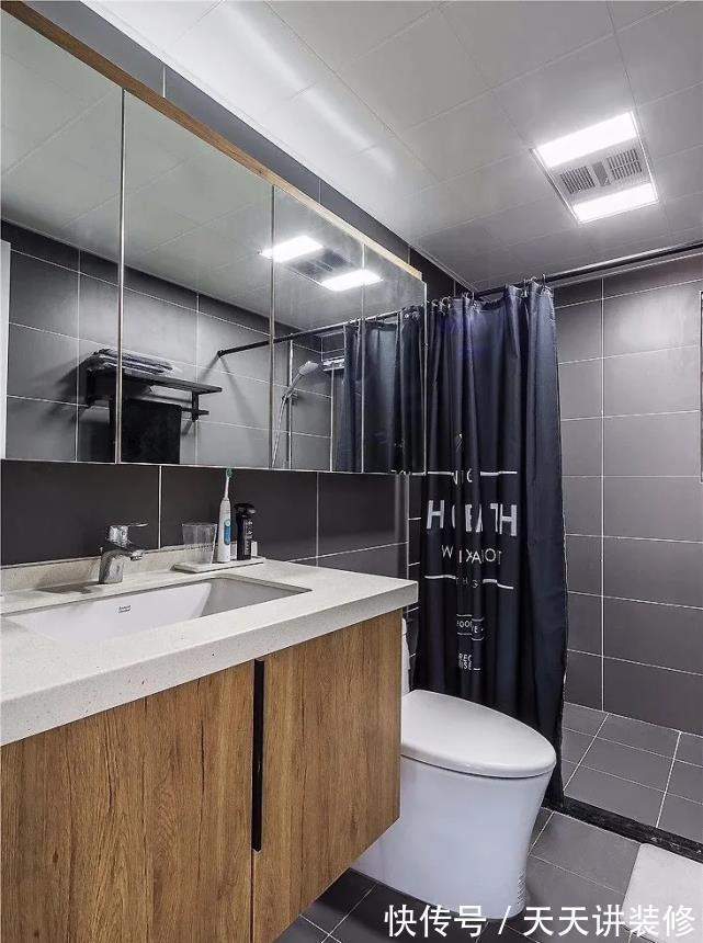 空间|102平现代工业风格装修，给装修做减法，漂亮又大方的设计！