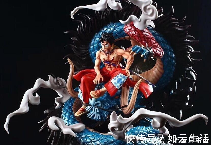 二代鬼彻|海贼王凯多战败手办，500元有百万效果，网友却骂了路飞