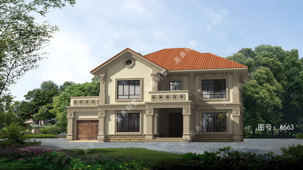 生活环境|简单的欧式别墅，不仅造型美观，而且采光性极好。