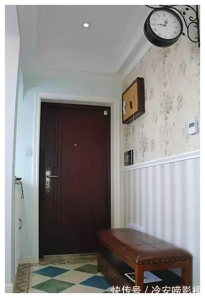 电视背景墙|108建面美式风格装修完工,老婆一人操持,看看装修品味什么水平