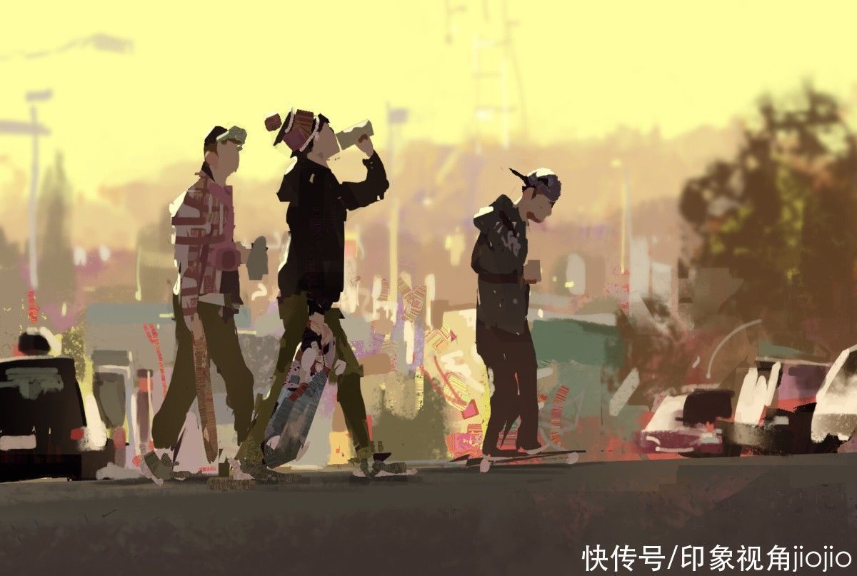 索尼影视@午间一小时的速涂,整体画面看似凌乱实则巧妙