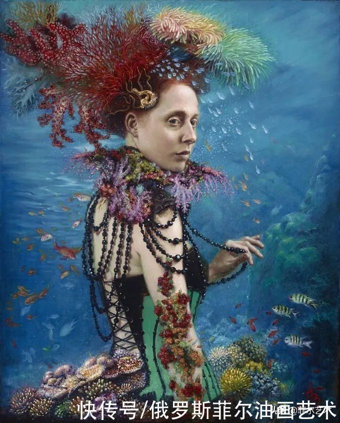 曼努克&自然野性!亚美尼亚女艺术家曼努克的唯美油画作品欣赏