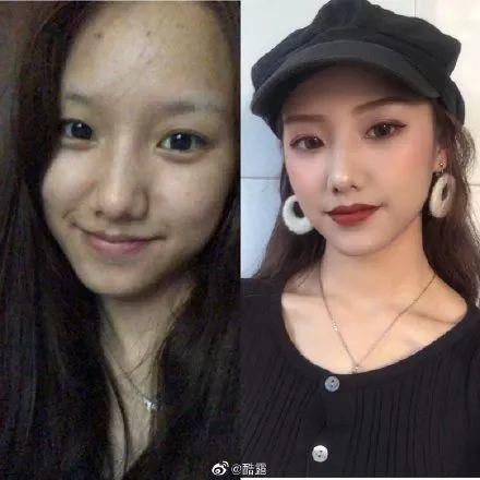 女朋友|“女朋友化妆前后，能可怕到什么程度“太刺激了啊啊啊