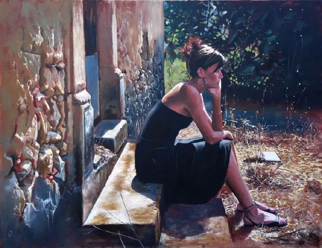 艺术学院$法国女画家:魅力独特的色粉味道