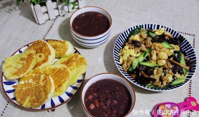 营养|半小时早餐能吃啥一干一稀是标配,营养小炒离不了,吃着舒服