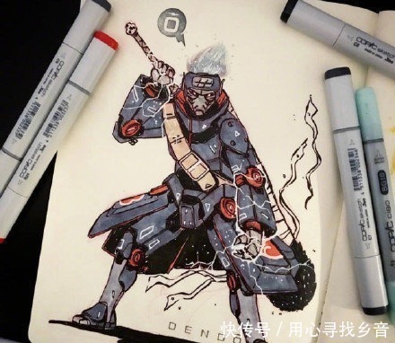 蛤蟆忠|当忍者们变成机械风之后,卡卡西霸气依旧,佐助变丑