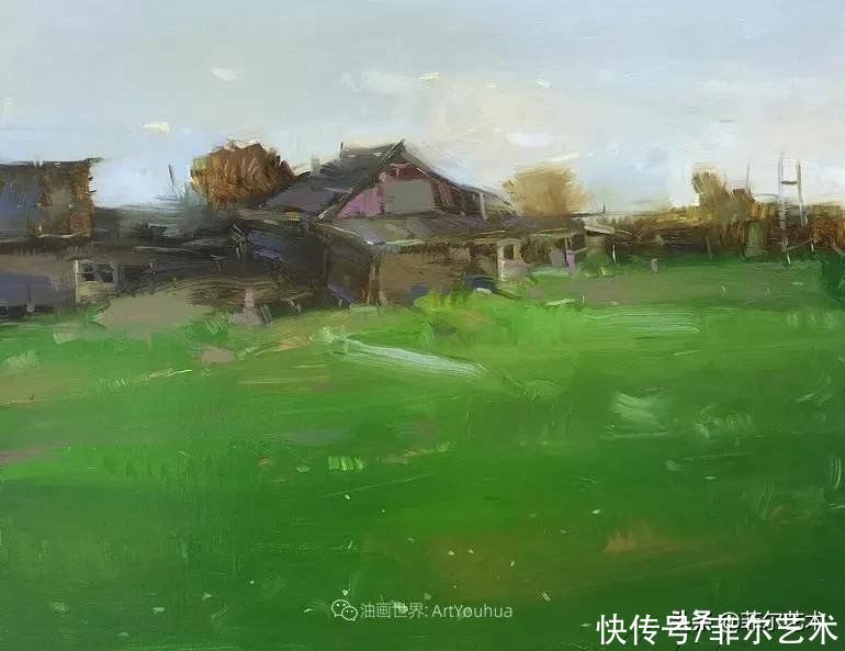 旅美|简单又清新，漂亮笔触~旅美亚美尼亚画家瓦赫·耶雷米扬油画欣赏