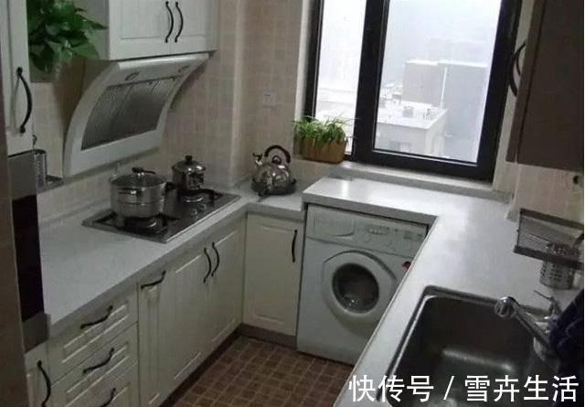 橱柜|晒晒我家3平米厨房,朋友们都说头次见水槽这样装,真是太有才了