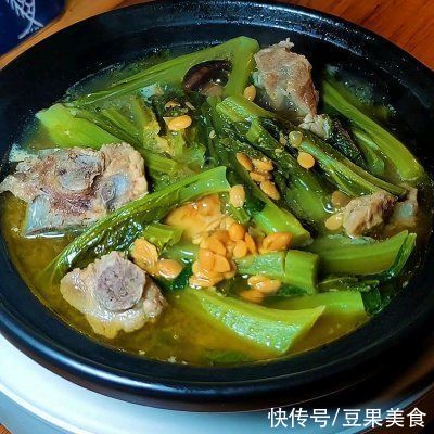 普宁豆酱|治感冒,吃药不如吃排骨春菜煲