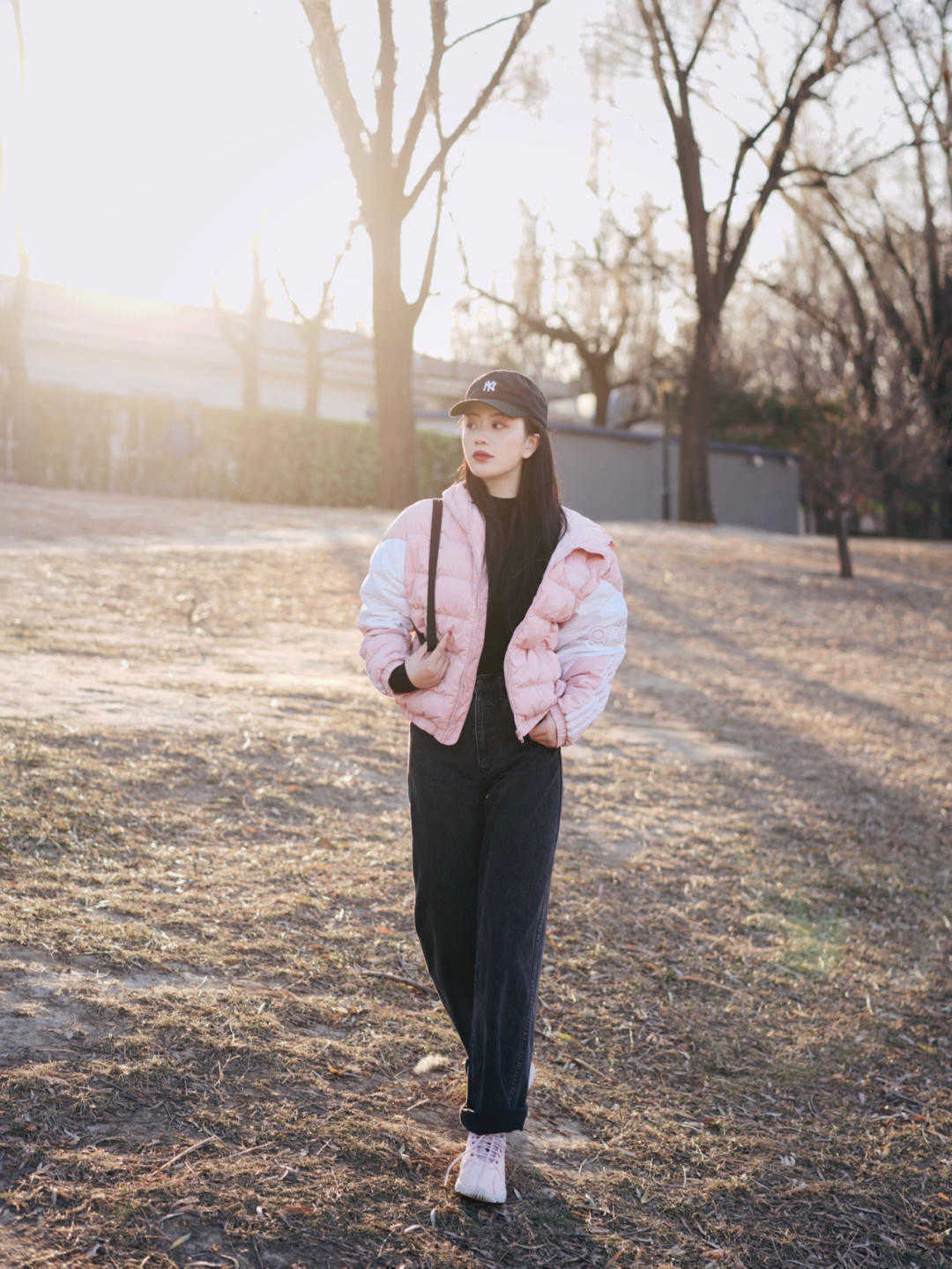 紧身裤|应对降温我有妙招!各种羽绒服穿搭分享,让你美得优雅