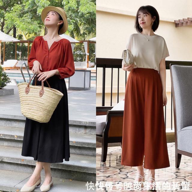 百褶裙 衣服在配不在“多”,这2个小技巧和3种搭配示范,简单实用又好看