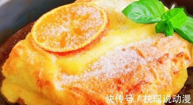 香甜软嫩的橙香法式吐司，营养丰富又解馋，孩子爱吃的早餐