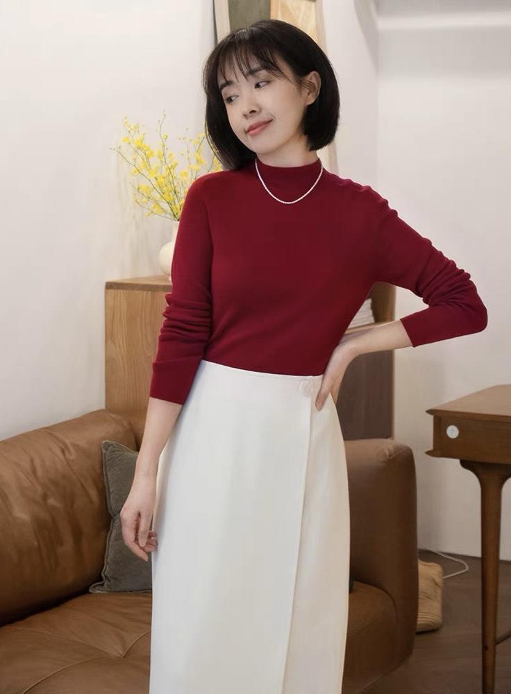 博主|针织衫的“高阶穿法”来了,入秋后看这篇就够了,优雅又有女人味