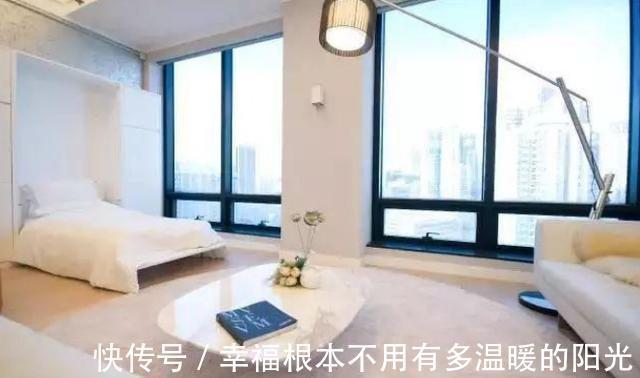 墙壁|94㎡简约一室房,没有墙的设计,连卧室都是“隐藏”起来的