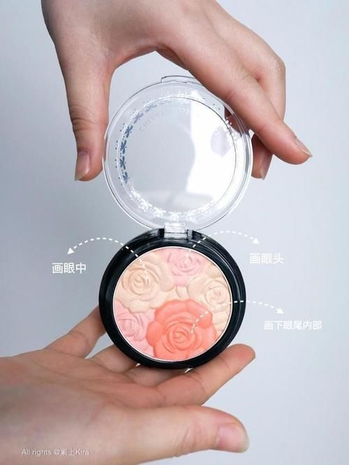 巧用三色腮红和眉笔，多快好省，打造氛围感阳光妆容