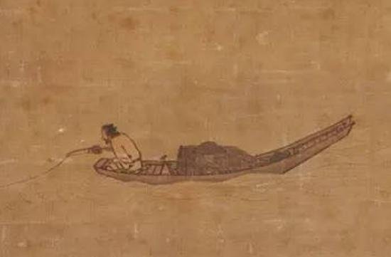 画船不画水,老叟钓鱼,为什么价值千万放大18倍后明白了