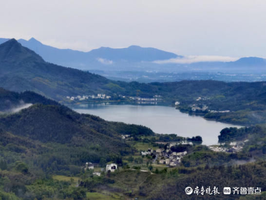 奇墅湖|在宏村滑翔伞基地，拍到了奇墅湖