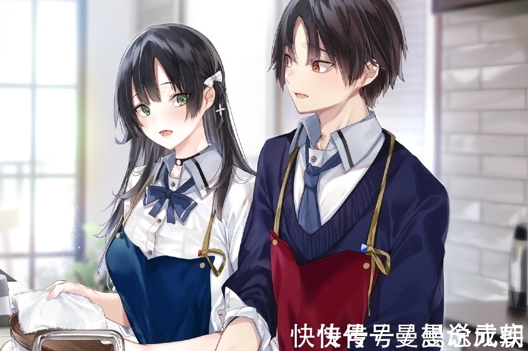 绘 令|还债被迫和最可爱JK一起生活新宣传绘 令和旋风管家 插画师太强了