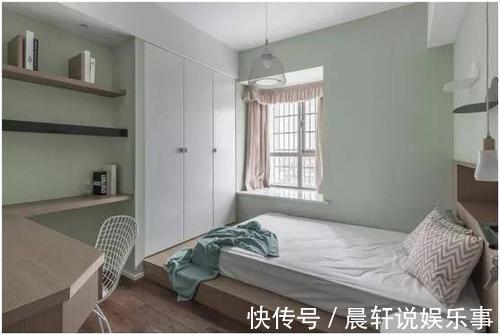 飘窗|头一次见有人卧室装这种床,实用又不占地,看完想回家拆了重装