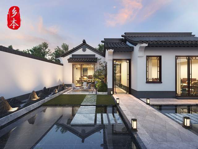 乡村|建一栋乡本中式合院,远离喧嚣,回归生活原本的样子