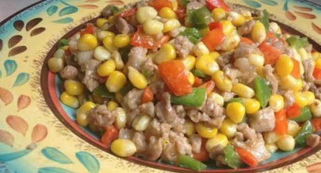 五花肉|美食推荐辣炒龙利鱼,香辣鱼块,五花肉焖腐竹,玉米粒双椒碎肉