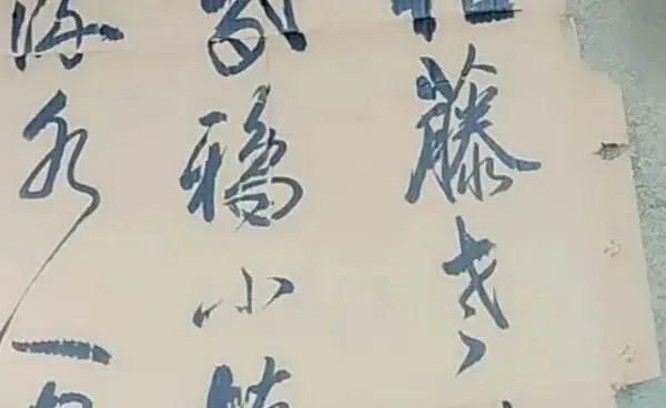 纸板#一民间高手废旧纸板上练书法,网友:扫地僧般的存在!