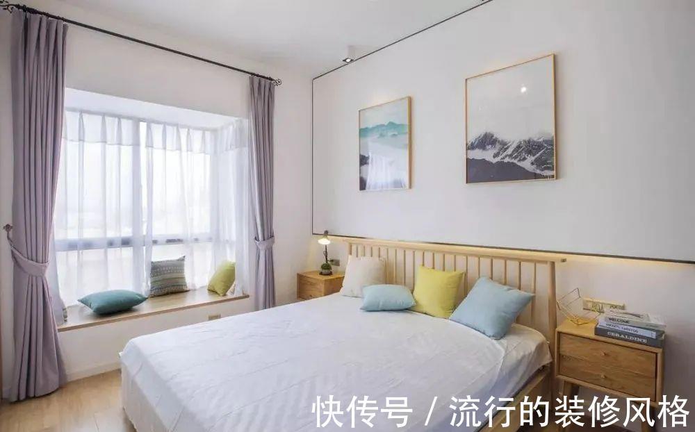 电视屏幕|110㎡简约新房,装修花了8万,完工效果超棒!