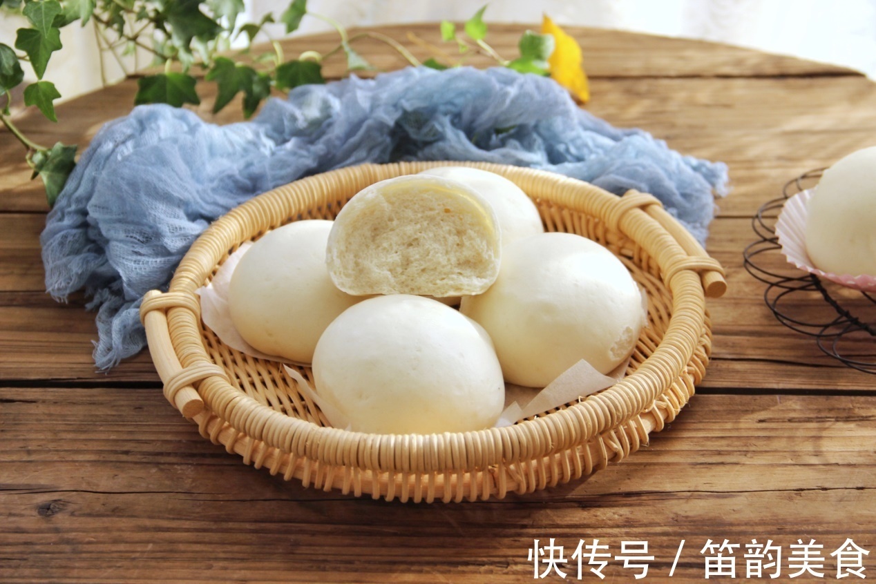 面包机|奶香大馒头简单做法，好吃美味，营养健康