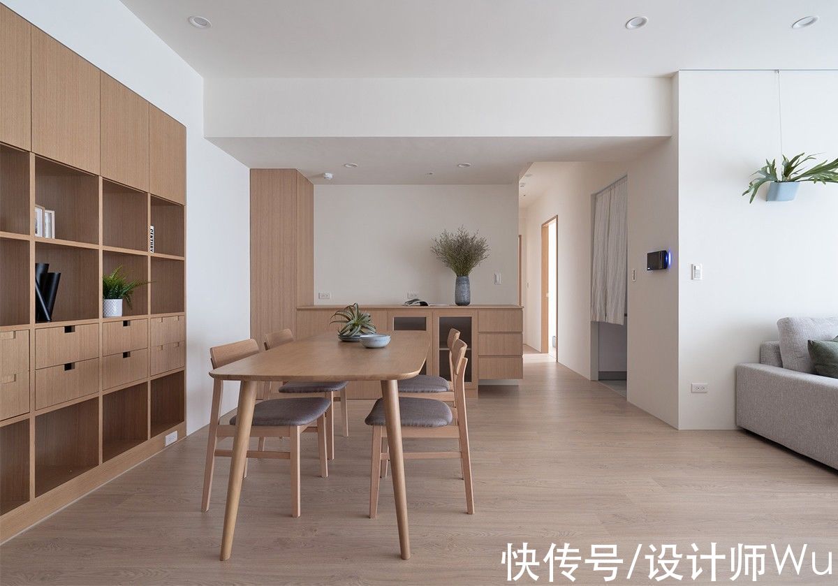 全室|扬州110㎡轻暖无印风住宅，以留白收藏生活风景