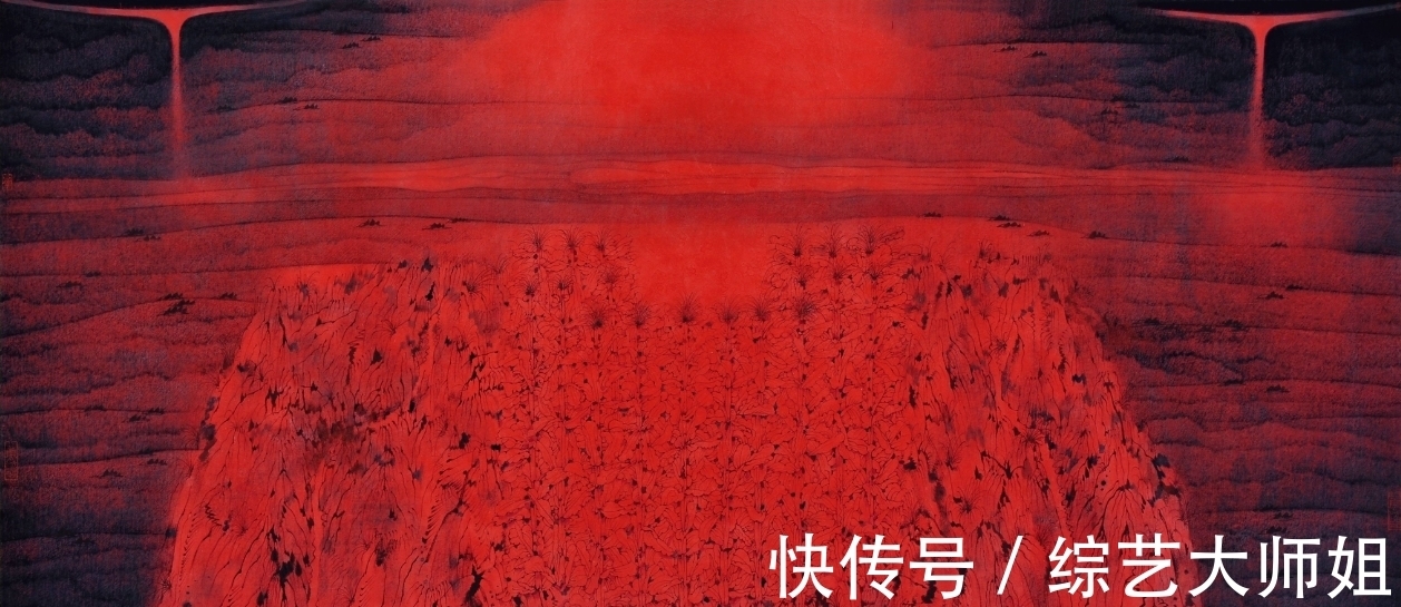 水墨写生$卢禹舜:被誉为水墨写生的高手,将天地都融入画作当中