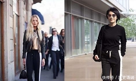 运动休闲裤|女人到了四十岁,冬天穿这三种裤子,显高又时髦