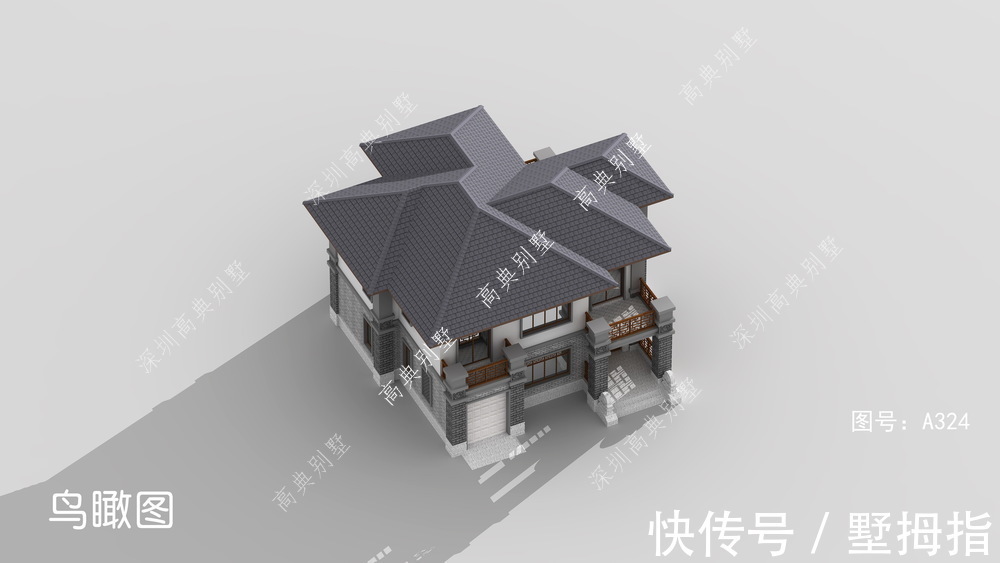 中式设计的别墅,谁能不爱这样的别墅?建成后,谁会不羡慕?