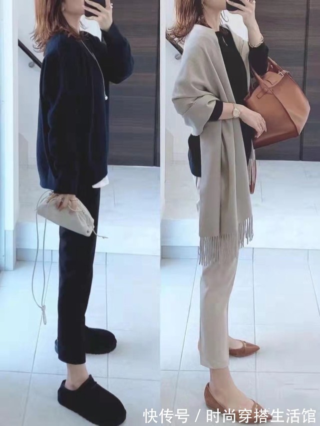“毛衣+裤子”怎么穿才好看?掌握这3个搭配技巧,减龄好看显气质
