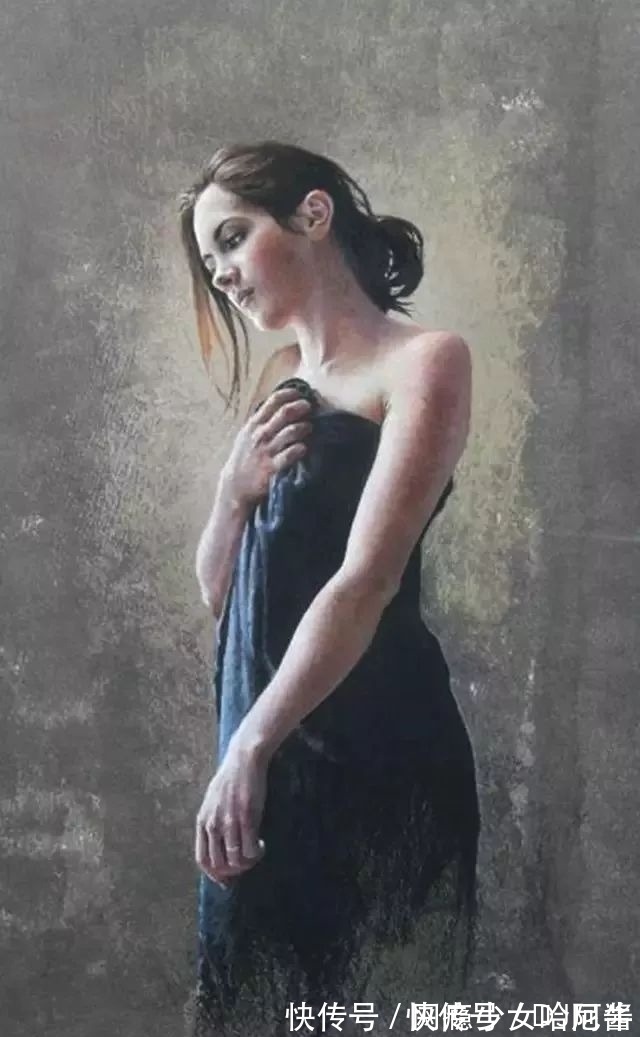 厚重感$赏心悦目,活色生香——女画家色粉笔下极致唯美的女性人体肖像