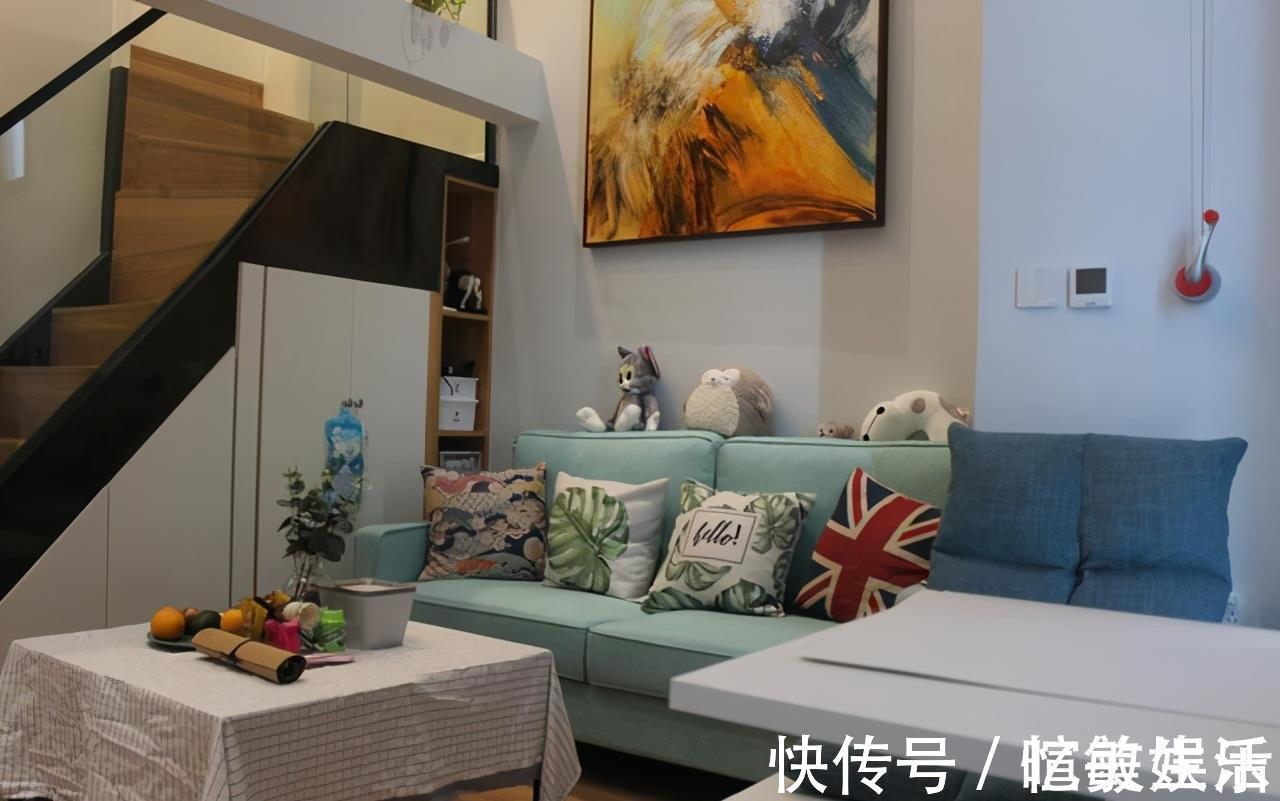 Loft公寓|45平现代简约风Loft公寓,衣帽间茶室书房一个不少,一人住好惬意