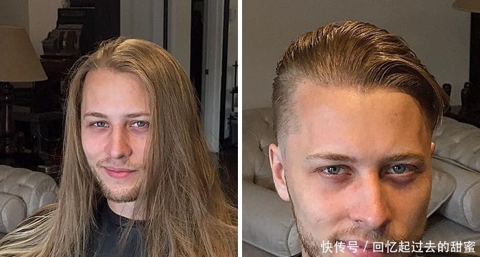 论发型对人的重要性!这些流浪汉一般的人换了发型之后,秒变帅哥