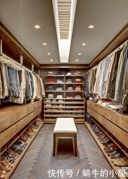 收纳|以后我家的衣帽间，也在挂衣区下方装一排悬空柜，分区收纳好清洁