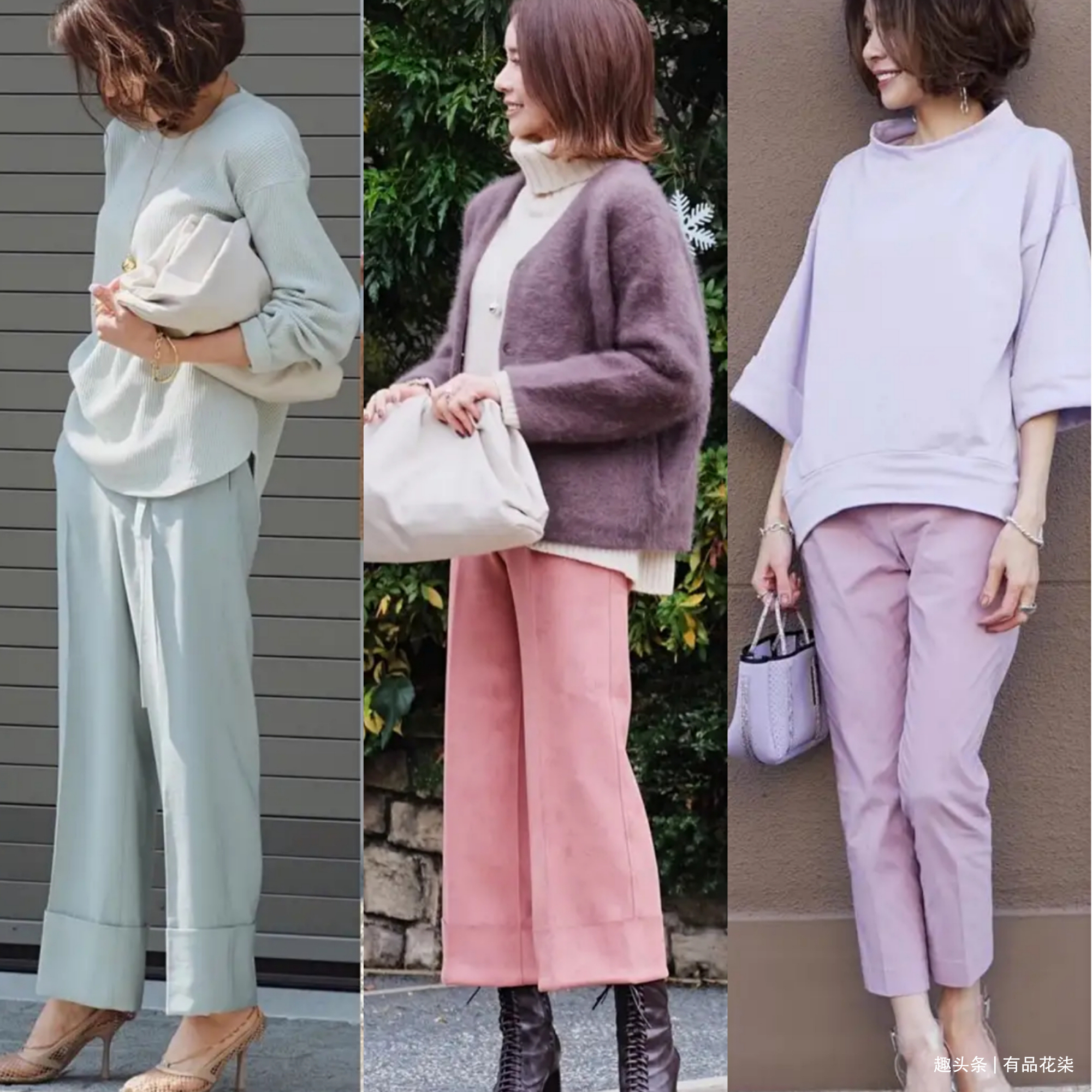 毛衣 40、50女人秋季穿搭示范,简约而有质感,演绎优雅知性美