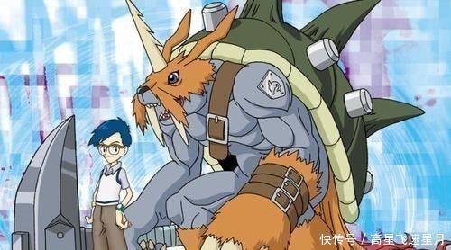 哈士奇|数码宝贝这位数码兽有点坏,竟拿走加鲁鲁兽的皮毛做防具!