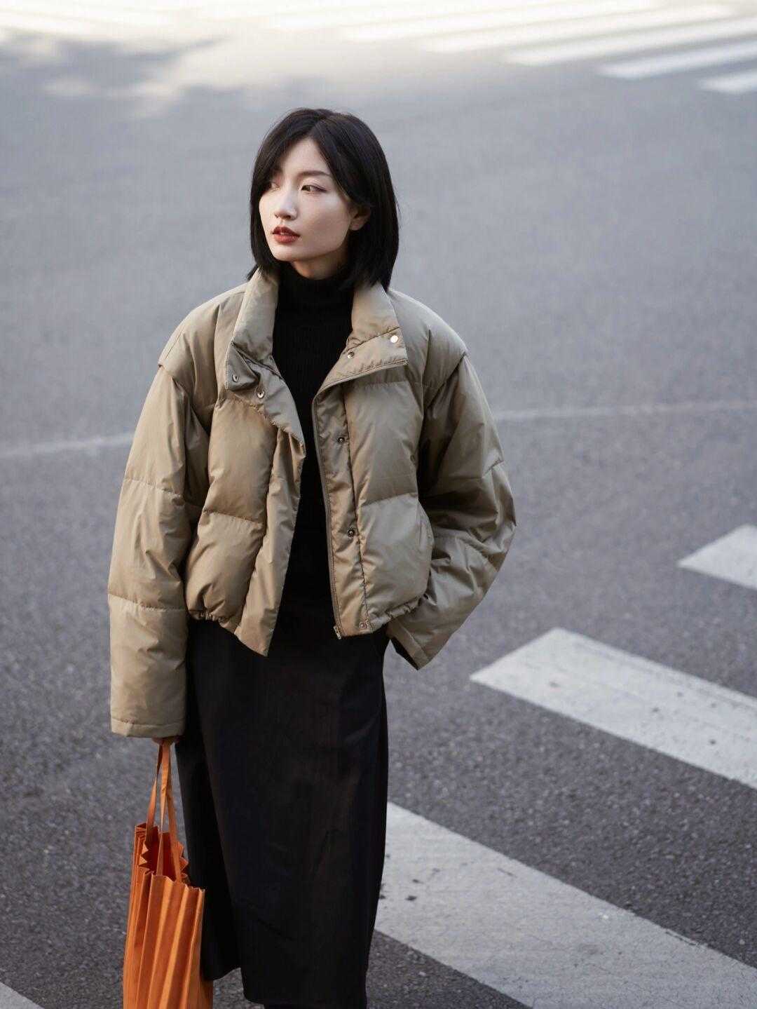 短款 冬季不想再长衣加身,就将短款厚外套搬出来吧!文艺又气质