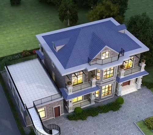 偏房|当别墅设计遇到与父母分开住,这种主屋结合偏房建房方式,真前卫