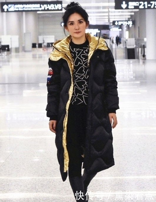 小黑|冬季不想显臃肿,让小黑裤拯救羽绒服,轻松解决搭配烦恼